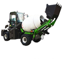 High cost performance  mini concrete mixer truck with pump